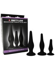 PRETTY LOVE - KIT DE INICIAO DE SILICONE PARA PLUGS ANAIS