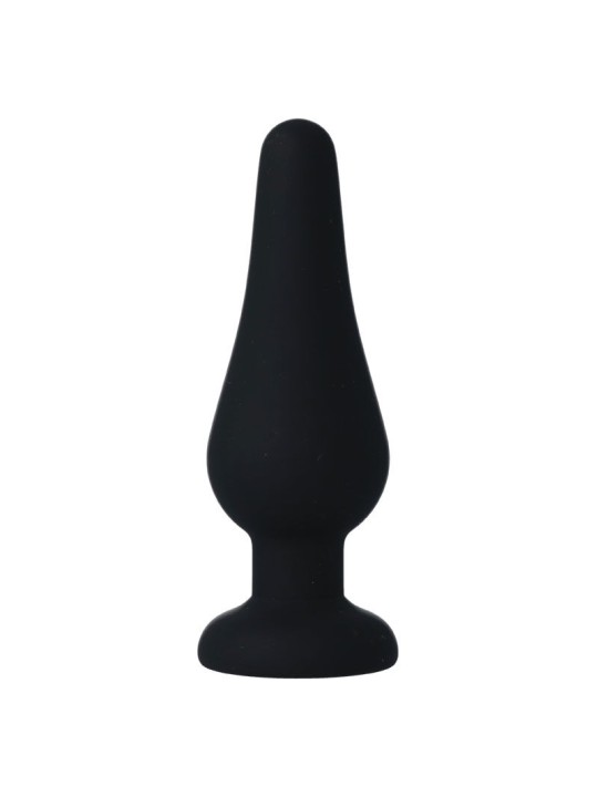 INTENSE - ANAL PLUG PIPO M BLACK SILICONE 11 CM