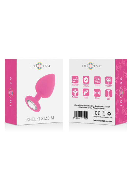 INTENSE - SHELKI M ANAL PLUG FUCHSIA