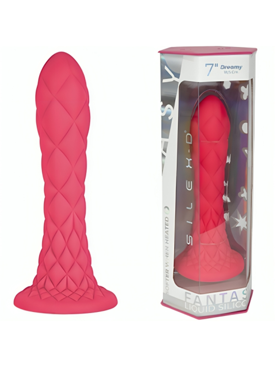 SILEXD - DILDO DA SOGNO FANTASY SILICONE LIQUIDO TERMOREATTIVO FUCSIA 