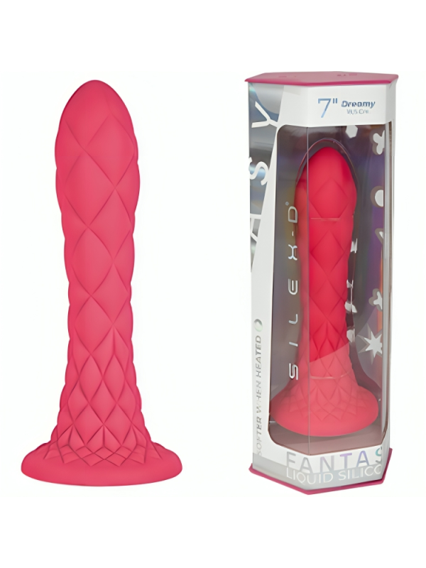 SILEXD - DREAMY DILDO FANTASY SILICONA LIQUIDA TERMOREACTIVO FUCSIA 18