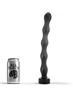 ALL BLACK - PLUG ANAL BALLE 32 CM