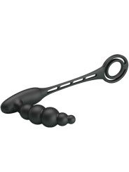 PRETTY LOVE - ANNEAUX PÉNIS AVEC PLUG VIBRATEUR