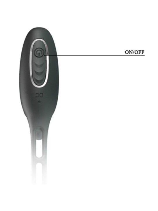 PRETTY LOVE - ANNEAUX PÉNIS AVEC PLUG VIBRATEUR