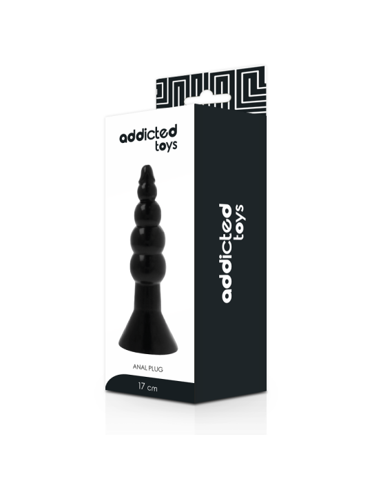 ADDICTED TOYS - PLUG ANAL 17 CM NOIR