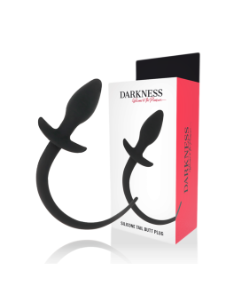 DARKNESS - PLUG ANAL 28 CM SILICONE PRETO