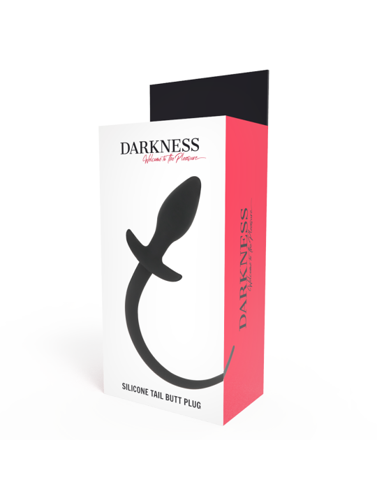 DARKNESS - 28 CM ZWARTE SILICONEN ANAAL PLUG