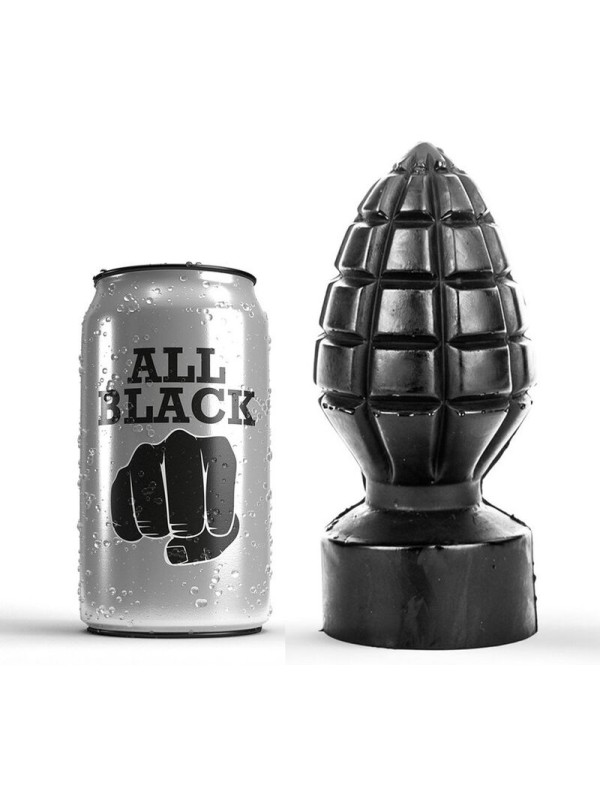 ALL BLACK - ANALSTECKER 14 CM