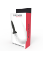 DARKNESS - PLUG ANAL EN SILICONE AVEC QUEUE BLANCHE