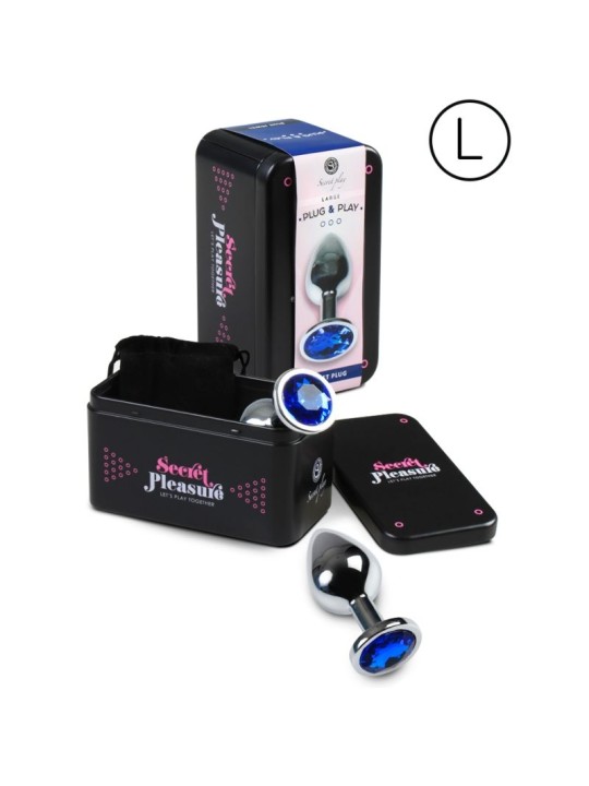 SECRETPLAY - PLUG ANAL TAILLE L BLEU