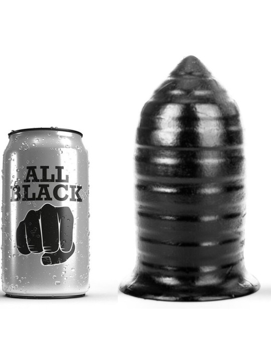 ALL BLACK - ANALPLUG 16 CM