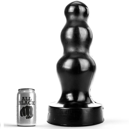 ALL BLACK - GROTE PLUG 38 CM