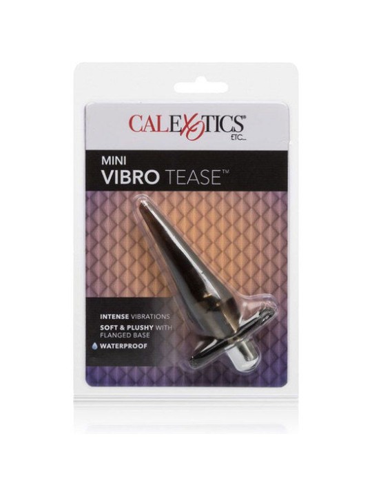 CALEXOTICS - MINI VIBRO TEASE PLUG ZWARTE VIBRATOR