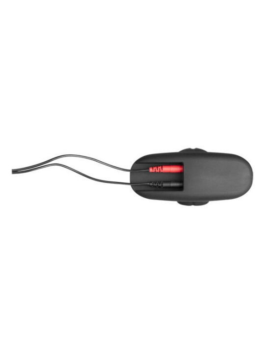 ELECTRASTIM - SILIKON SCHWARZ ROCKER BUTT PLUG MITTEL