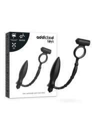 ADDICTED TOYS - PLUG ANAL CON ANILLO VIBRADOR