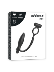 ADDICTED TOYS - PLUG ANAL AVEC ANNEAU VIBRANT