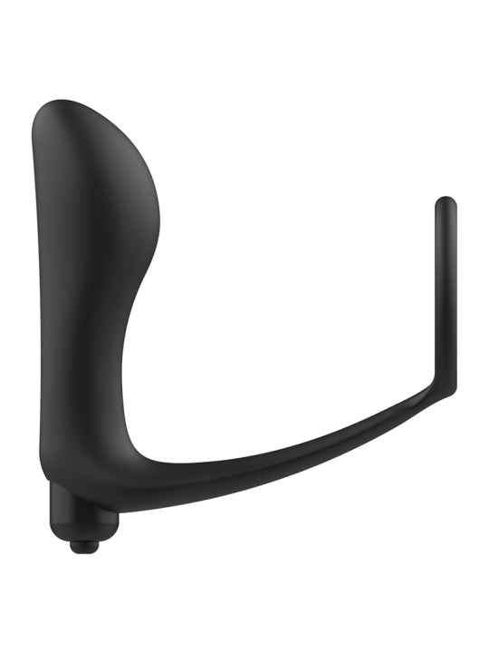 ADDICTED TOYS - PLUG ANAL VIBRATÓRIO COM ANEL PARA PÊNIS