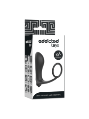 ADDICTED TOYS - VIBRERENDE ANALE PLUG MET PENISRING
