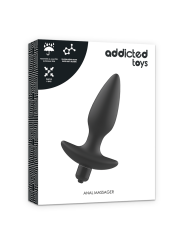 ADDICTED TOYS - MASSAGER PLUG ANAL WITH VIBRATION BLACK