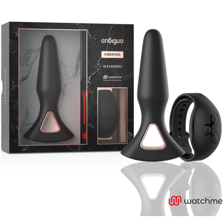 ANBIGUO - WATCHME AFSTANDSBEDIENING VIBRATOR ANAAL PLUG ALEXANDRU