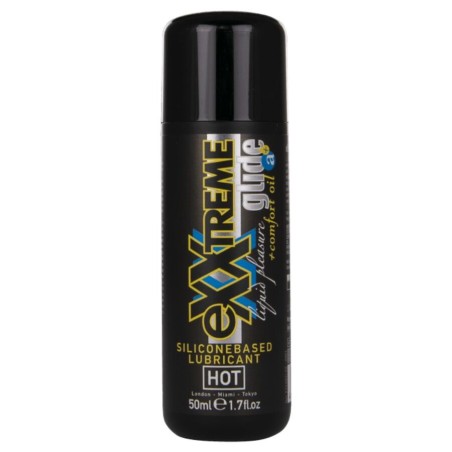 HOT - EXTRA GLEITENDES SILIKONBASIERTES GLEITMITTEL + KOMFORTÖL A+ 50 