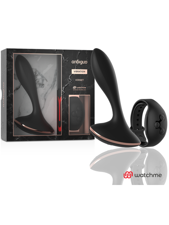 ANBIGUO - WATCHME VIBRATEUR TÉLÉCOMMANDE PLUG ANAL VERNET