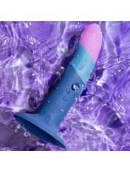 ROMP - PICCOLO SILICONE DILDO WITH TRICOLOR SUCTION CUP 14 CM