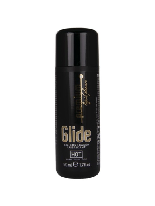 HOT - LUBRIFICANTE PREMIUM À BASE DE SILICONE 50 ML