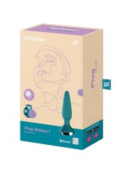 SATISFYER - PLUG ILICIOUS 1 PLUG VIBRADOR VERDE