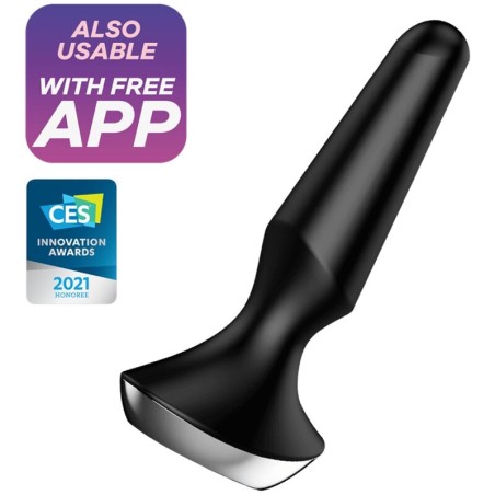 SATISFYER - ILICIOUS PLUG 2 ZWARTE VIBRERENDE PLUG