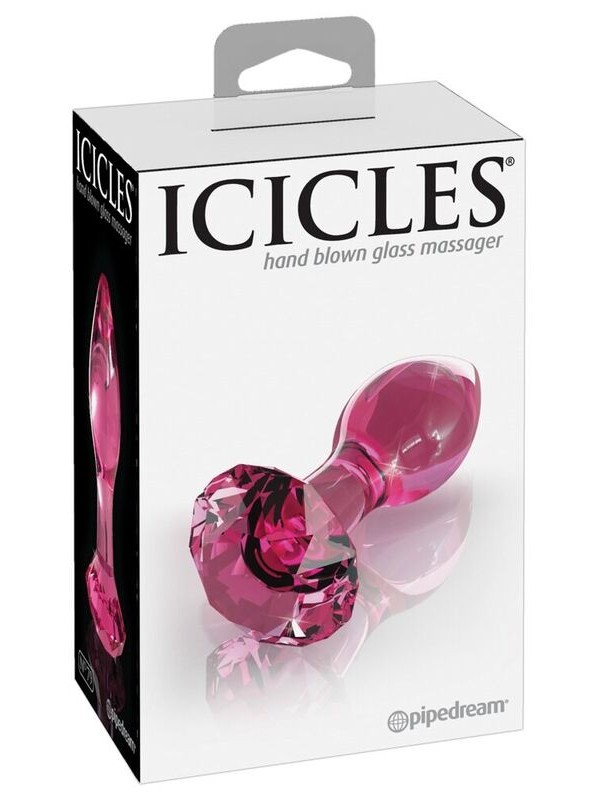 ICICLES - N. 79 TAPPO ANALE IN VETRO