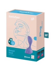SATISFYER - SWEET SEAL VIBRATING PLUG APP VIOLET