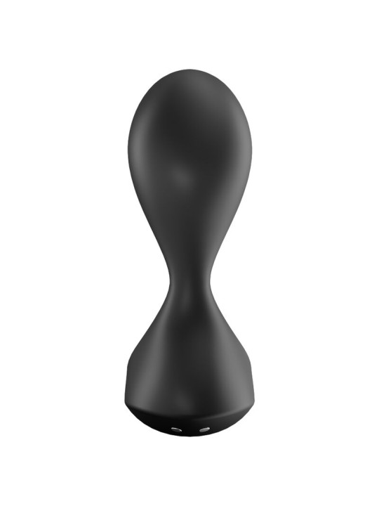 SATISFYER - SWEET SEAL VIBRATING PLUG APP BLACK
