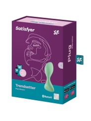 SATISFYER - TRENDSETTER VIBRATIONSPLUGAPP GRÜN