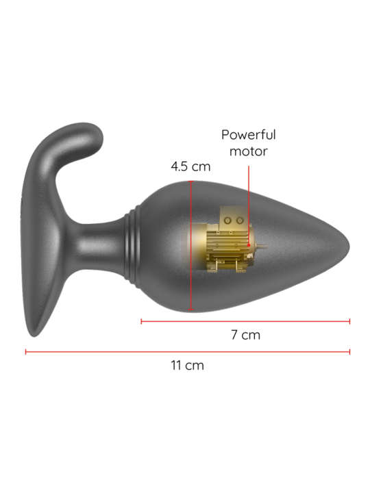 ONINDER - PLUG ANAL VIBRANT RIO NOIR - APPLICATION GRATUITE