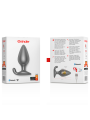 ONINDER - RIO VIBRATING ANAL PLUG BLACK - FREE APP