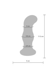 TOYJOY - THE GLEAMING VIBRATING GLAS BUTTPLUG