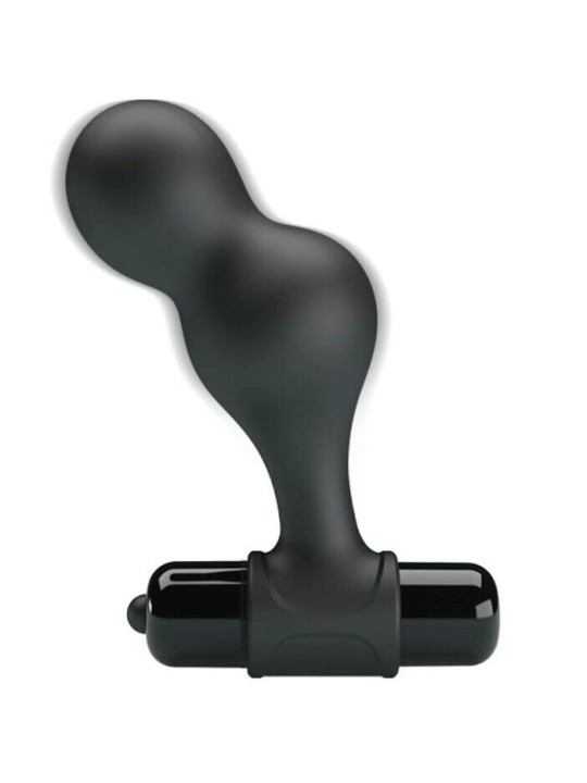 MR PLAY - SCHWARZER SILIKON-VIBRATOR-ANALSTECKER