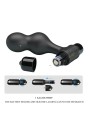 MR PLAY - SCHWARZER SILIKON-VIBRATOR-ANALSTECKER