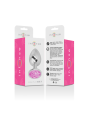 INTENSE - ALUMINUM METAL ANAL PLUG WITH PINK CRYSTAL SIZE S