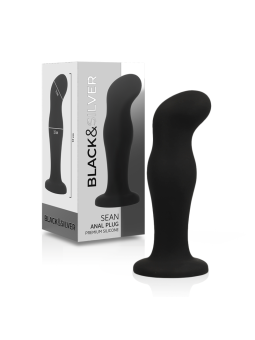 BLACK&SILVER - SEAN PLUG ANAL PREMIUM SILICONE PRETO