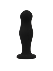 BLACK&SILVER - SEAN PLUG ANAL PREMIUM SILICONE NOIR