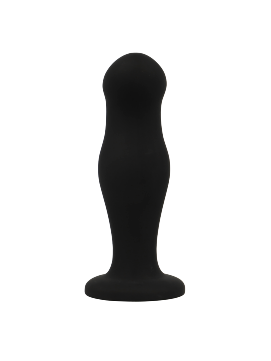BLACK&SILVER - SEAN PLUG ANAL PREMIUM SILIKON SCHWARZ