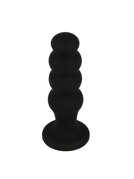 BLACK&SILVER - SCOTT PREMIUM SILIKON ANALPLUG SCHWARZ