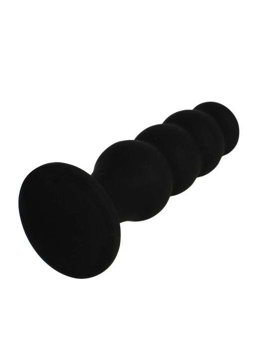 BLACK&SILVER - SCOTT PREMIUM SILIKON ANALPLUG SCHWARZ