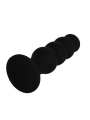 BLACK&SILVER - SCOTT PREMIUM SILIKON ANALPLUG SCHWARZ