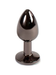 SECRETPLAY - GUNMETAL BUTT PLUG SMALL SIZE 7 CM