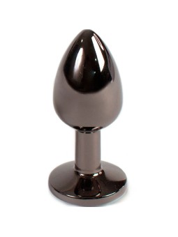 SECRETPLAY - PLUG ANAL EN GUNMETAL PETITE TAILLE 7 CM
