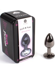 SECRETPLAY - GUNMETAL BUTT PLUG KLEINE GRÖSSE 7 CM
