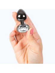 SECRETPLAY - GUNMETAL BUTT PLUG SMALL SIZE 7 CM
